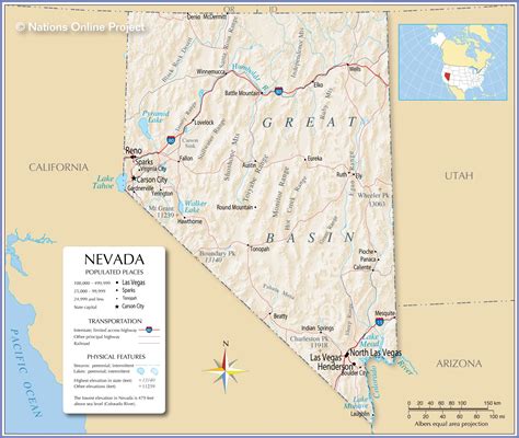 nevada cities|nevada size.